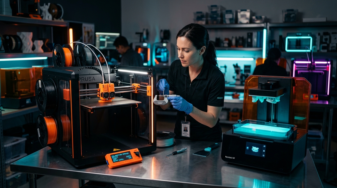 Curso de Reparación de Impresoras 3D Filamento y Resina